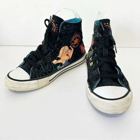 CONVERSE Chuck‎ Taylor X SPACE JAM Squad 2021 Youth Size 2 Unisex Athletic - Picture 5 of 9